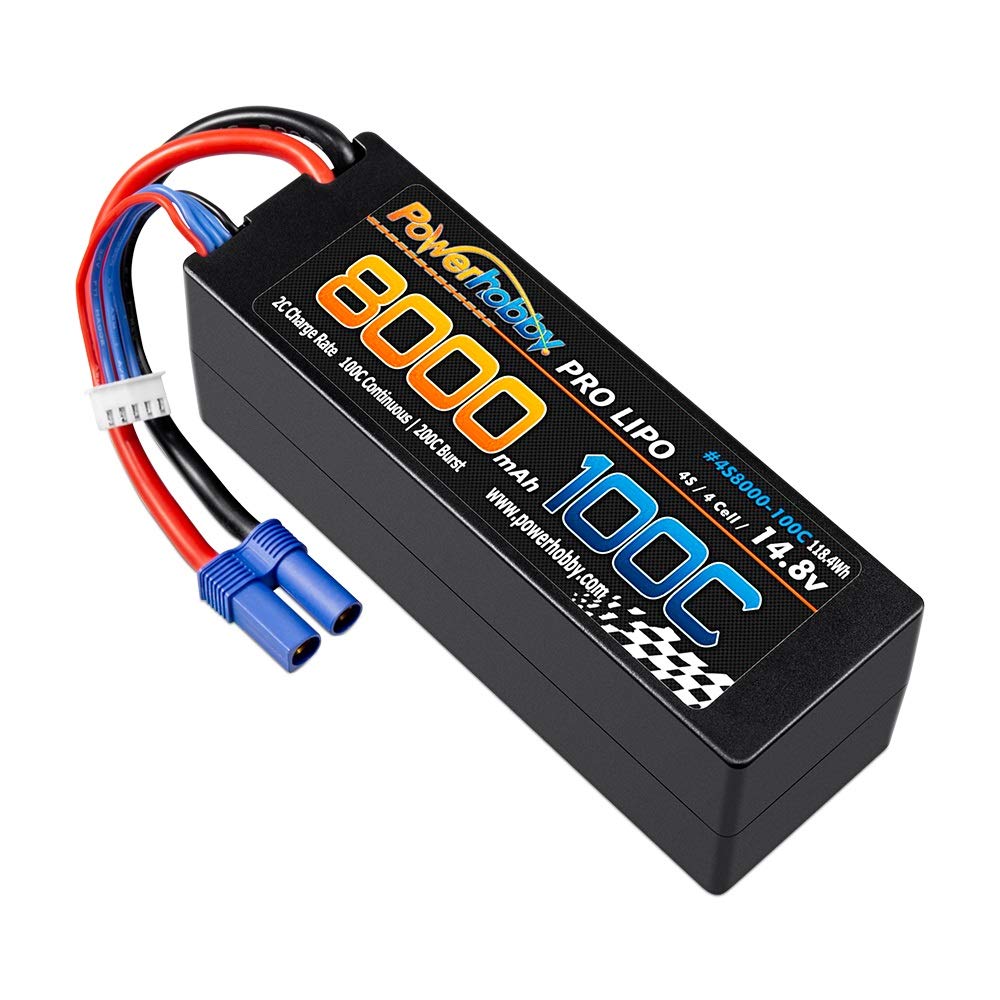 Amazon.com: Powerhobby 4s 8000MAH 100C 14.8V Lipo Battery w EC5